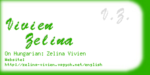vivien zelina business card